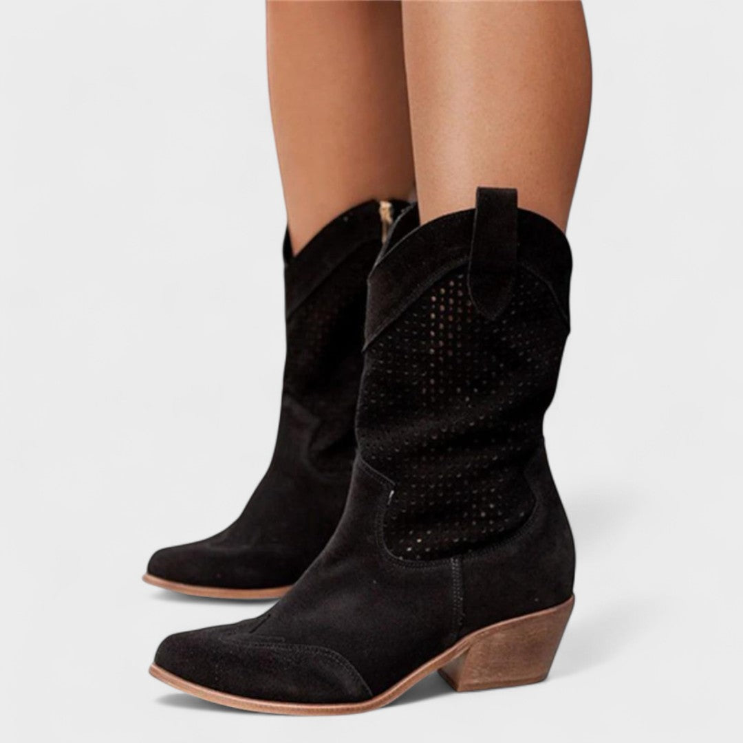 Stylish Western Leather Boots