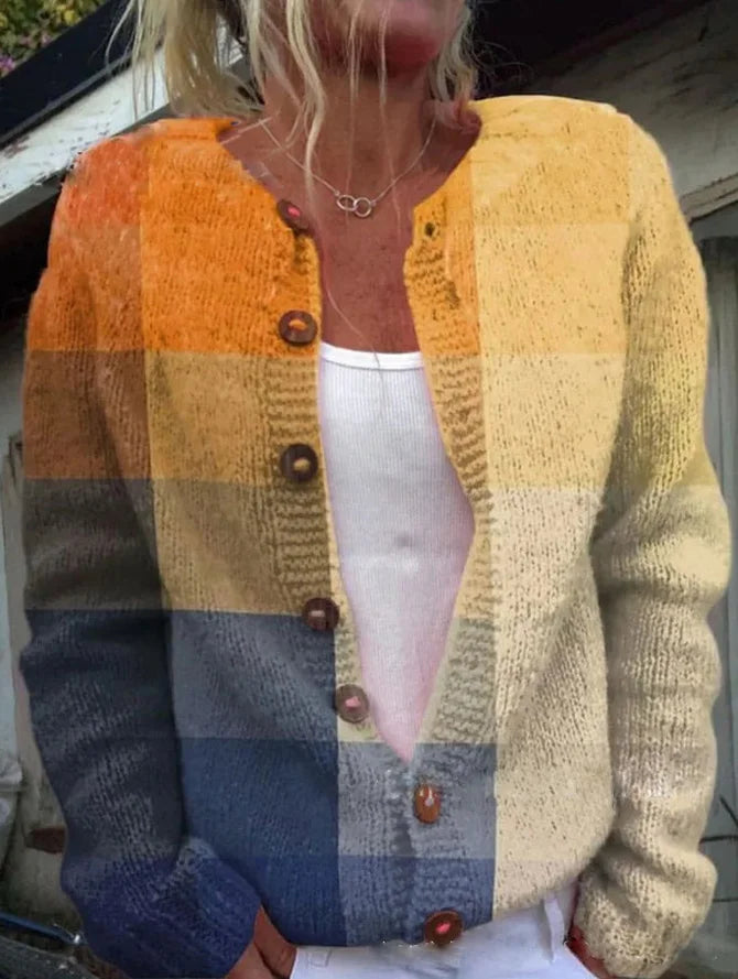 Cozy Knit Cardigan Sweater Layering Piece