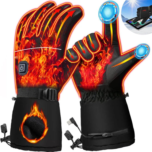 FrostGuard™ Electric Heated Gloves for Warm Winter Comfort