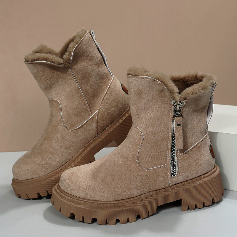 Cozy Suede Winter Boots