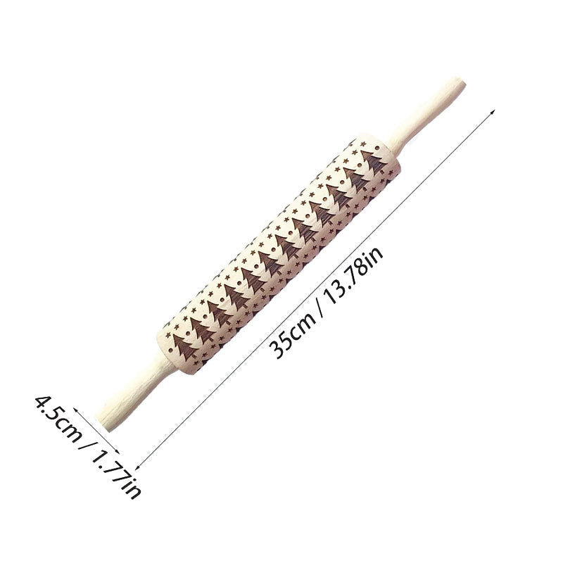 ChristmasRoller™ - Festive Cookie Rolling Pin for Holiday Baking