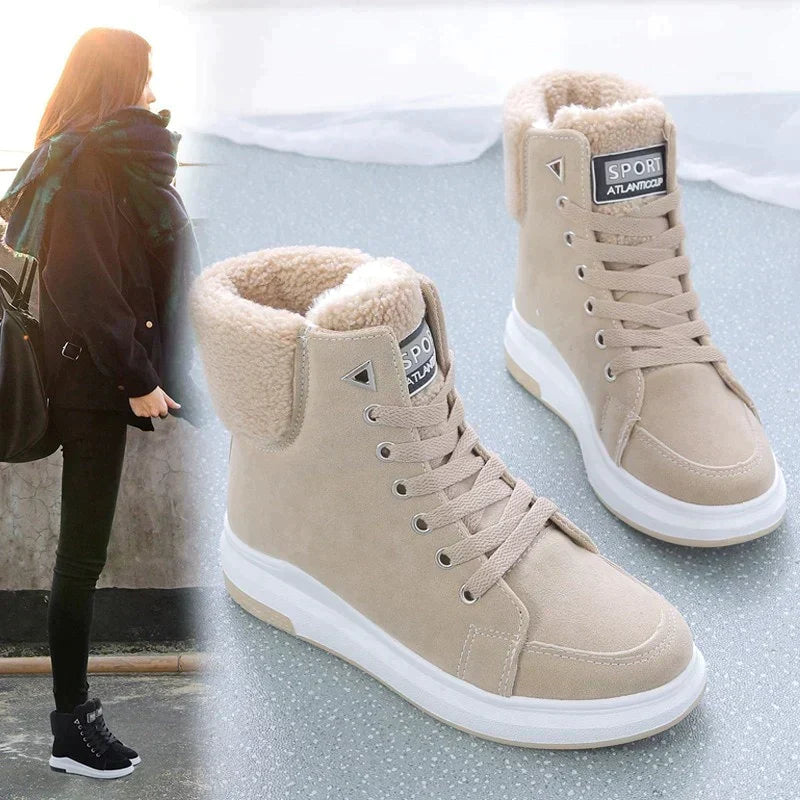 Cozy Fur-Lined Winter Snow Boots for Women