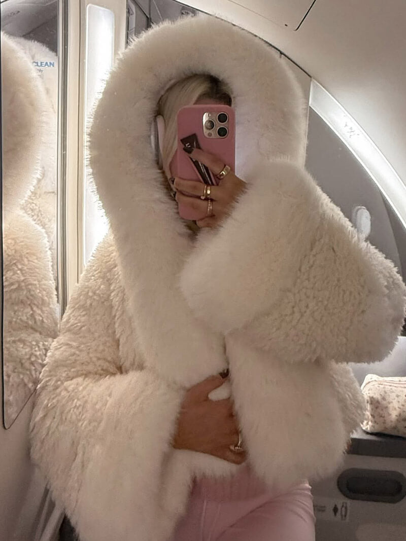 Oversized Hooded Winter Jacket for Women