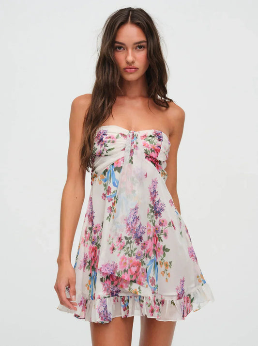Flowing Floral Bohemian Maxi Dress