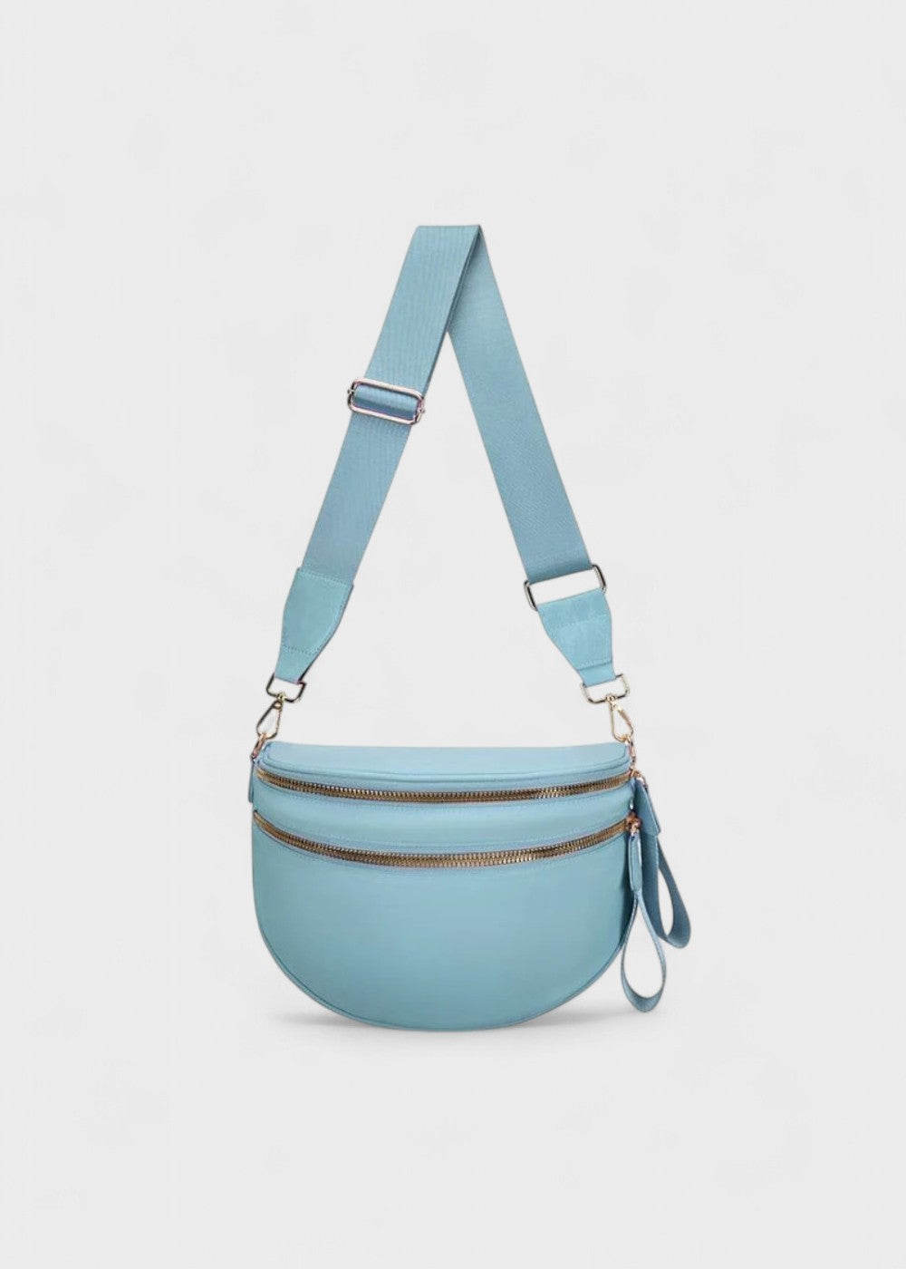 Sleek Leather Bum Bag for Hands-Free Style