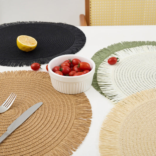 Boho Woven Table Runner for Stylish Dining Decor