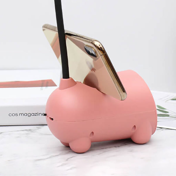 Modern LED Desk Lamp with Pen Holder and Touch Control