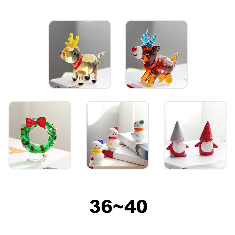 HolidayGlow™ - Creative Glass Christmas Ornaments for Festive Decor