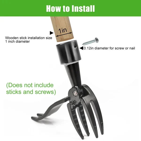 GreenGrip™ - Detachable Weed Puller Tool for Easy Garden Care
