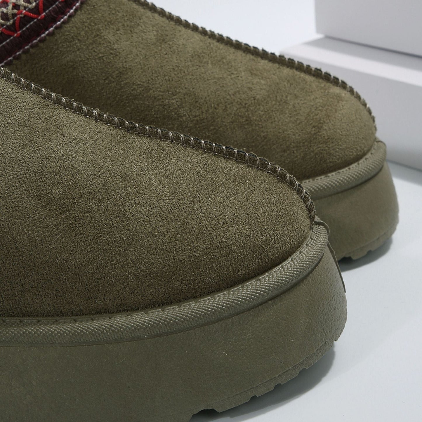 Cozy Faux Fur Lined Wedge Heel Ankle Boots