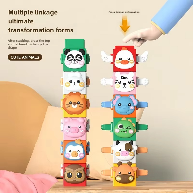 Stacking Animal Game for Toddlers – Motor Skills & Creative Play Toy