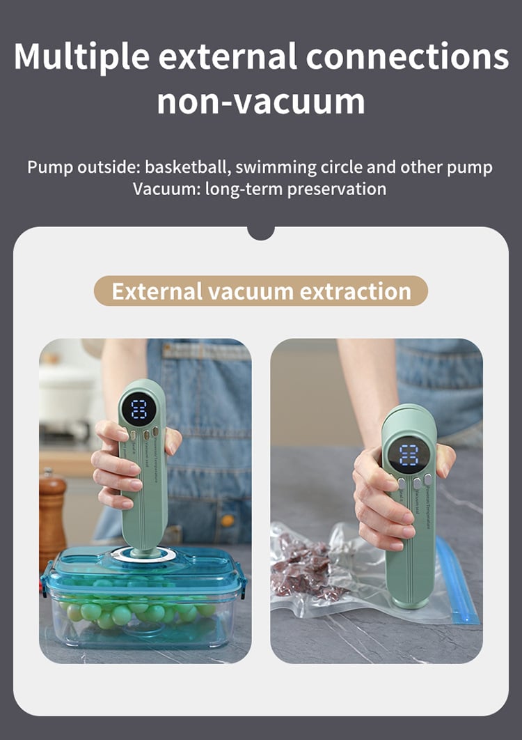 FreshSeal™ - Mini Wireless Food Vacuum Sealer for Freshness