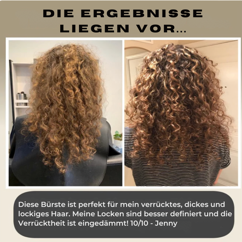 LuxeLocks™ - Detangling Curl Brush for Defined Waves