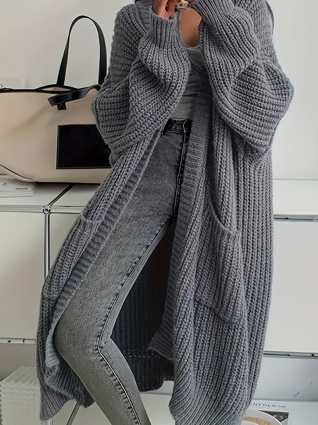 Cozy Belted Knit Cardigan for Women