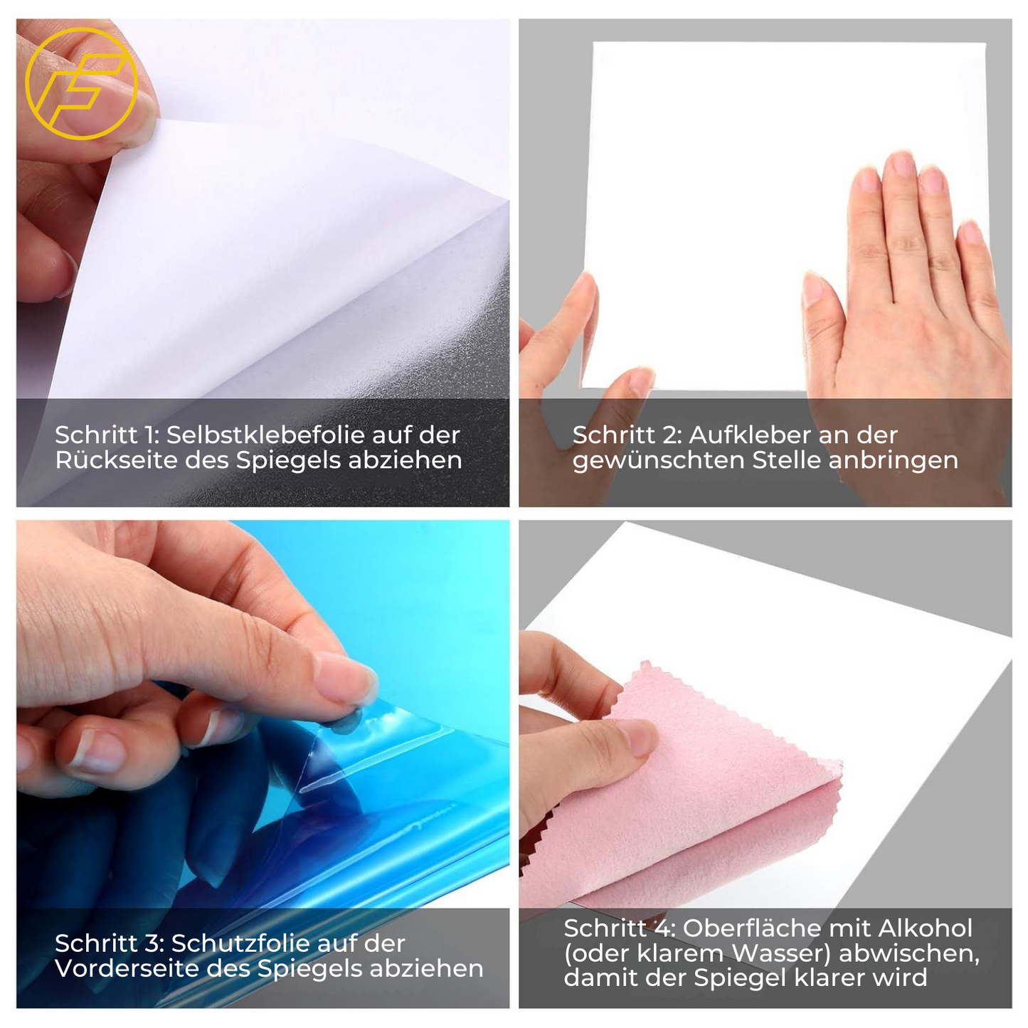 FlexiGlow™ - Shatterproof Wall Mirror Panels