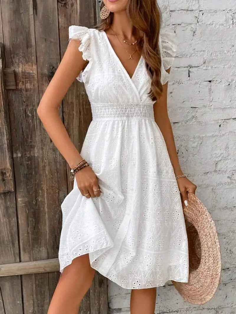 Flutter Sleeve Dress