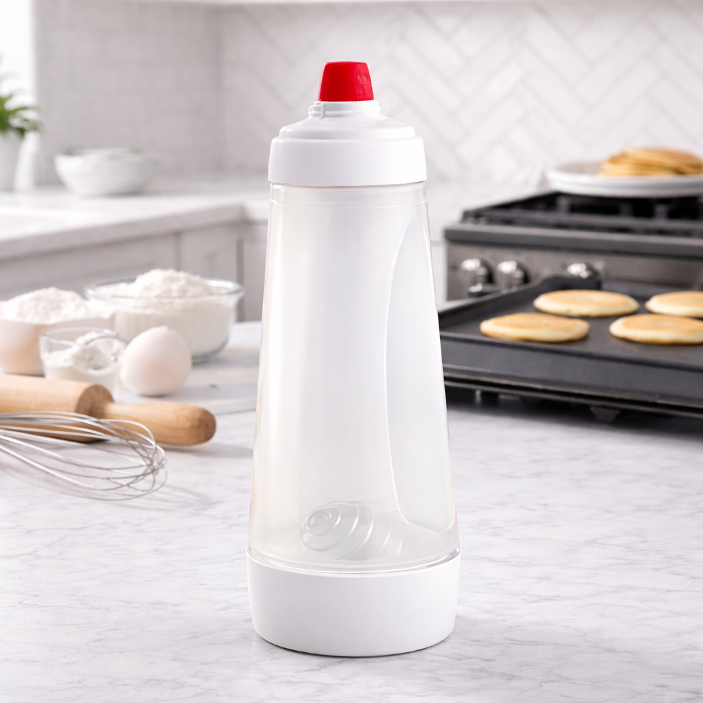 BakeFlow - Spill-Free Batter Pouring for a Cleaner Kitchen
