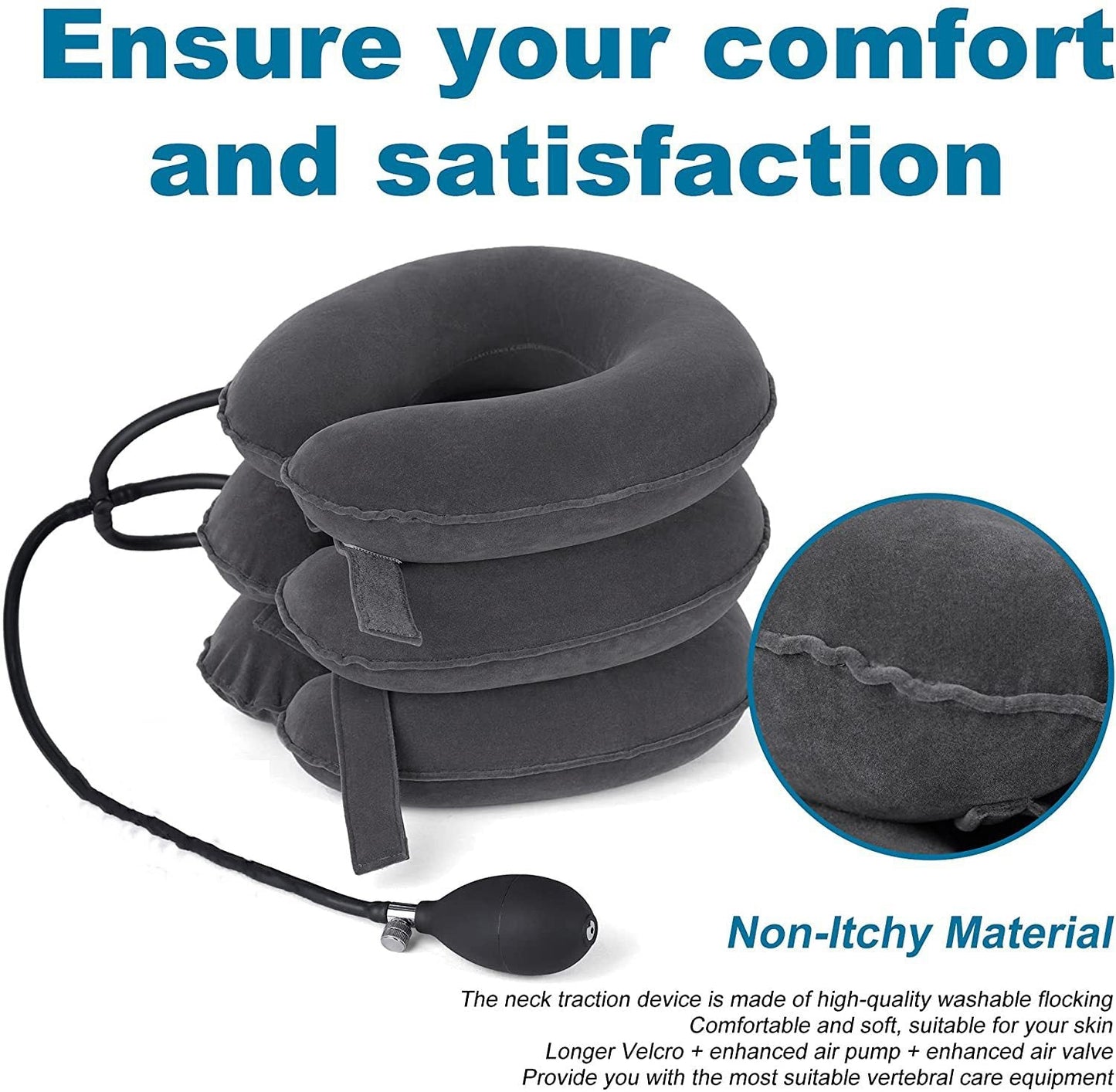 SpineEase™ - Inflatable Cervical Neck Traction Pillow