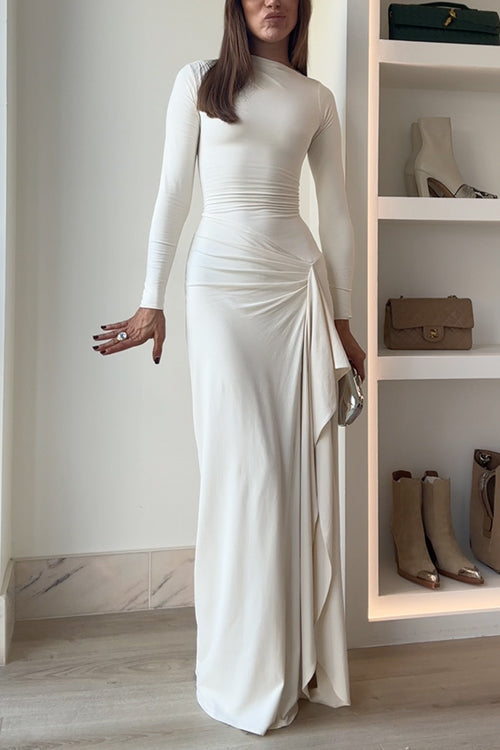 Elegant Flowy Evening Dress