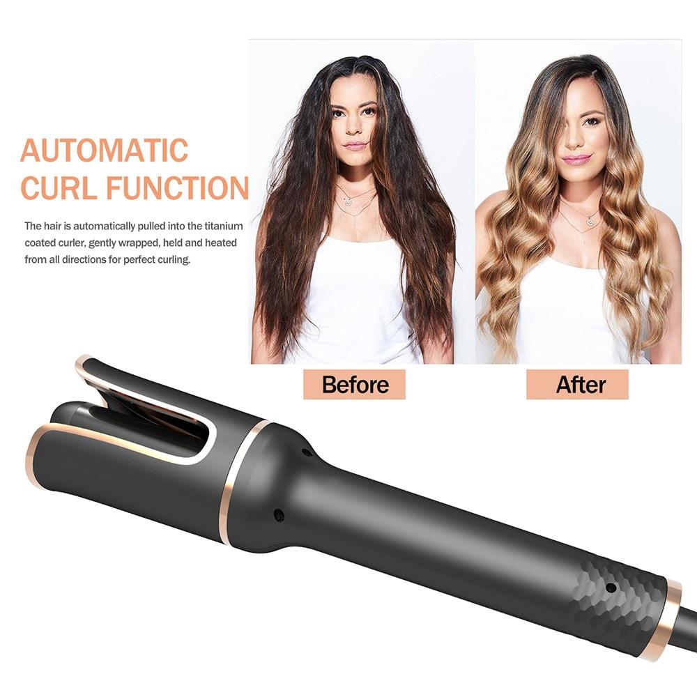 GlamCurl™ Ceramic Auto-Rotating U-Shaped Hair Curler