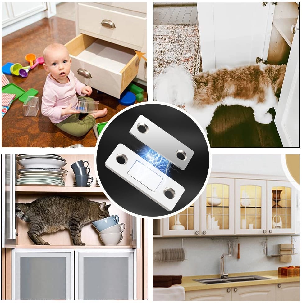 SecureLatch™ Magnetic Cabinet Door Lock Catch