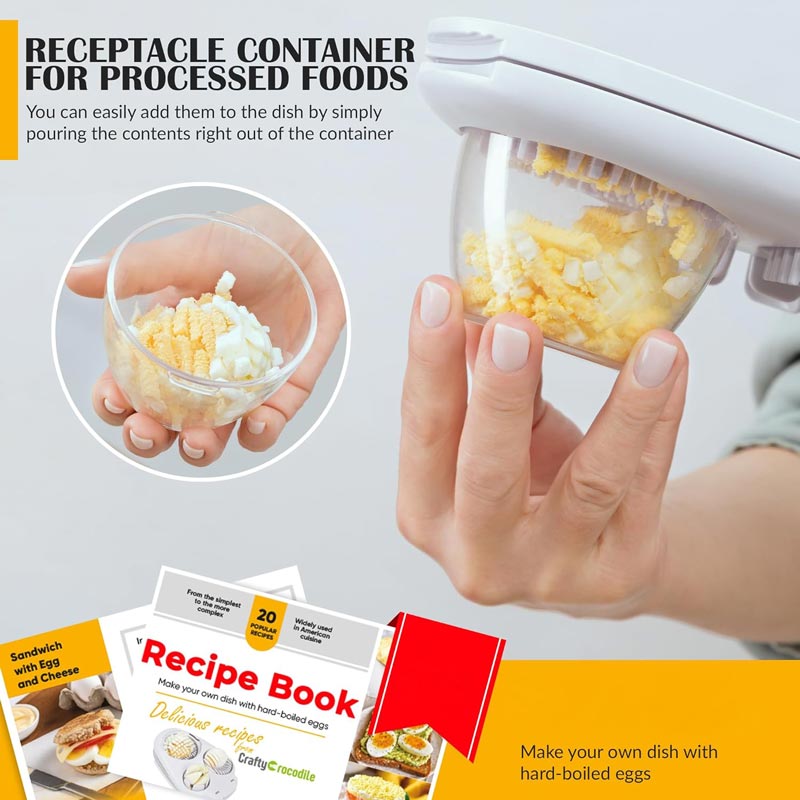 EggMaster™ - 3-in-1 Multifunctional Egg Slicer and Slicer Tool