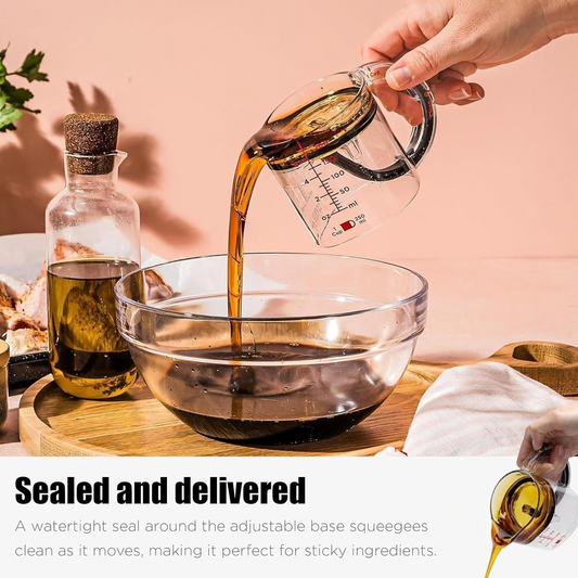 SmartMeasure™ - 4-in-1 Adjustable Measuring Cup for Easy Cooking