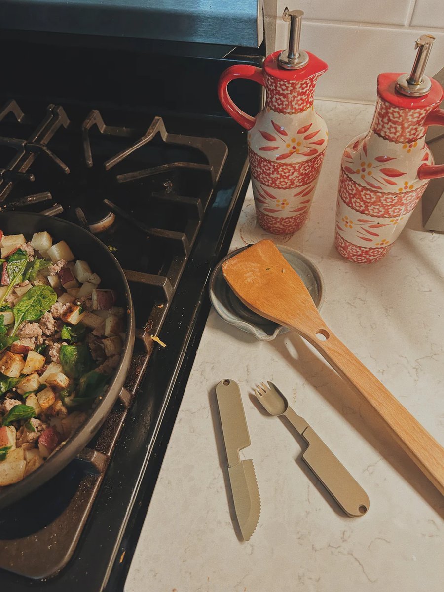 TrailBite™ - Compact Camping Utensil Set for Outdoor Adventures
