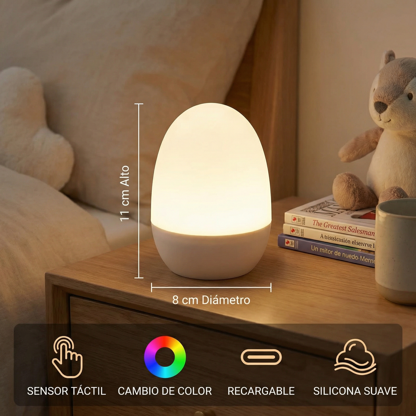 LumiNest - Soft, Glare-Free Light for Deep, Restful Sleep