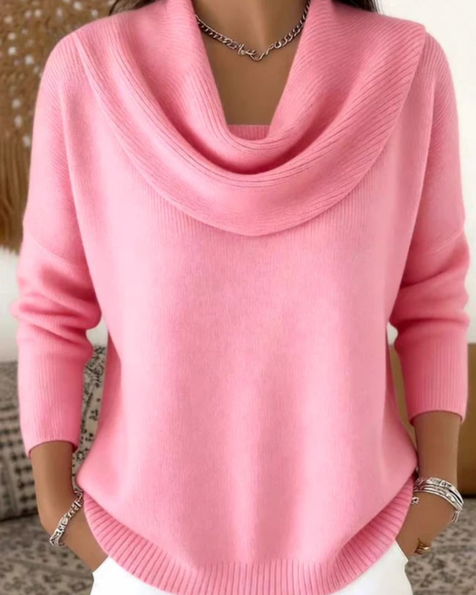 Ruffled Neck Sweater
