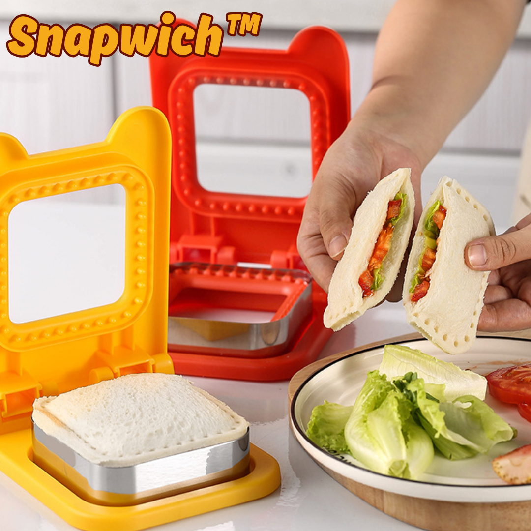 LunchMate™ - Crustless Sandwich Cutter & Press for Kids Snacks