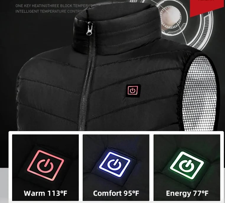 HeatPro™ - Rechargeable Heated Outdoor Vest for Cold Weather