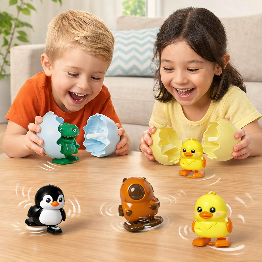 HatchWhirl - Endless Easter Fun with Magical Wind-Up Animal Races