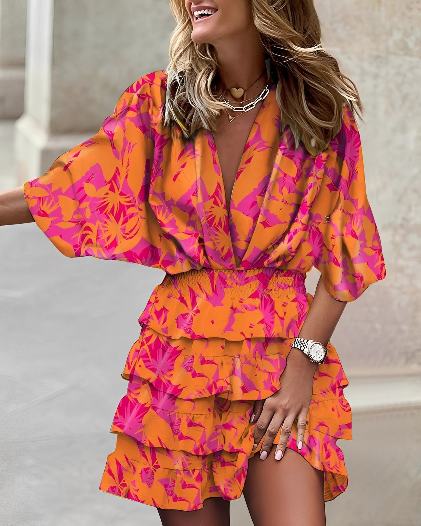 Asymmetric Mini Dress for Women Modern Stylish Comfort