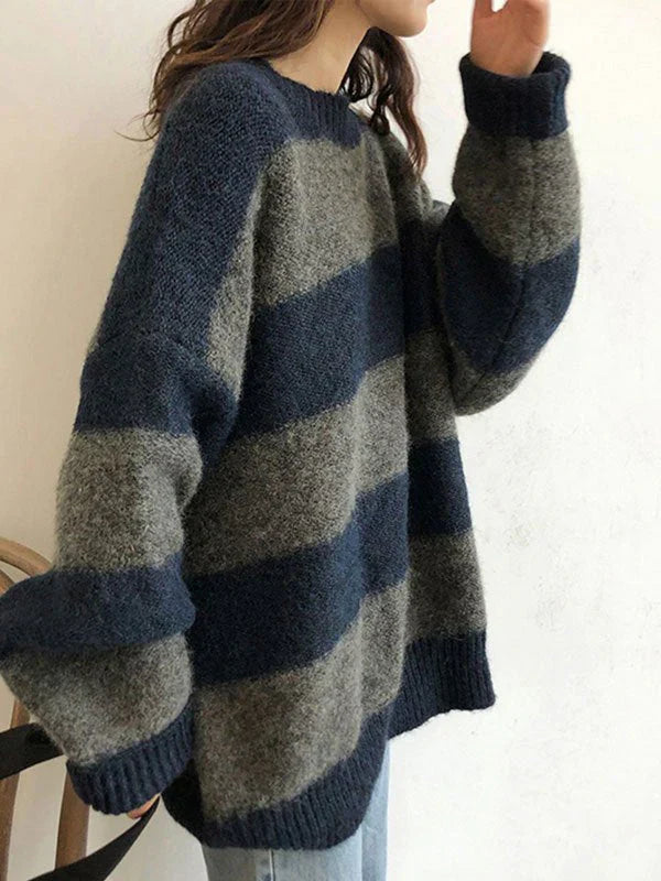 Cozy Elegant Oversized Knit Sweater for Women