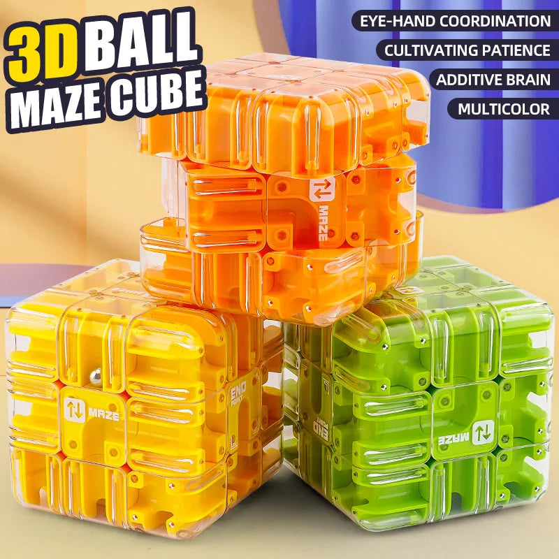 MazeMaster™ - 3D Puzzle Cube Brain Teaser