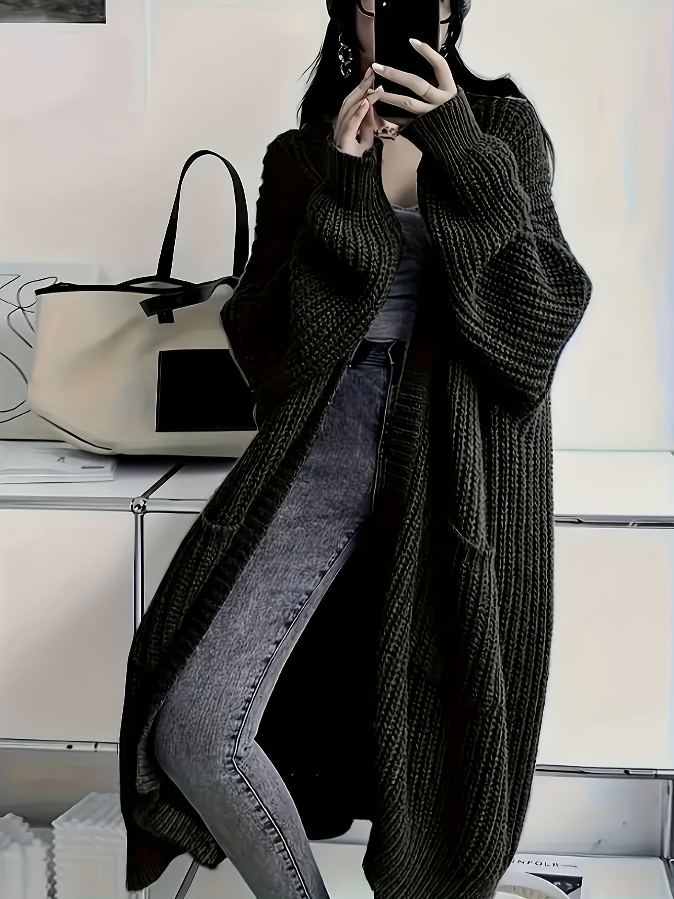 Cozy Belted Knit Cardigan for Women