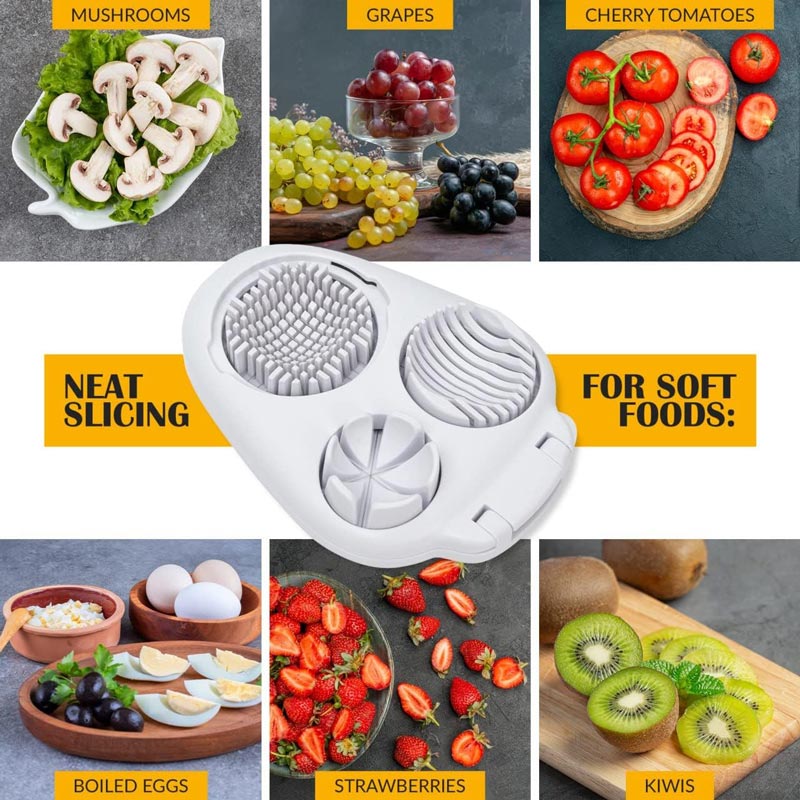 EggMaster™ - 3-in-1 Multifunctional Egg Slicer and Slicer Tool