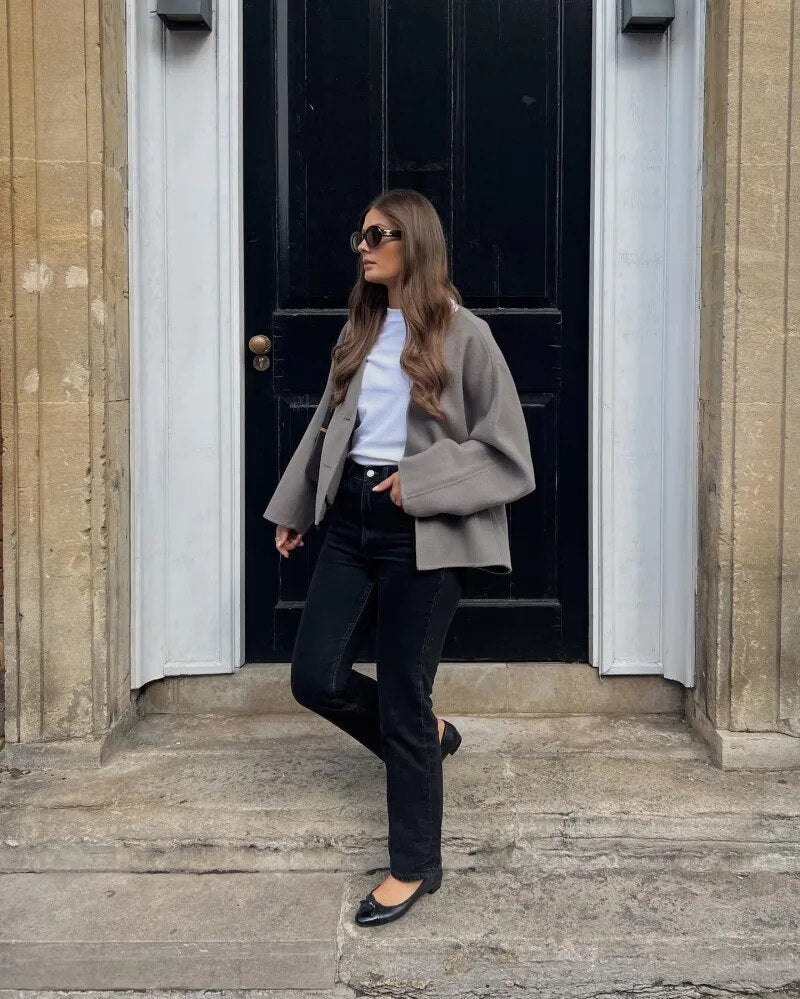 Cozy Wool Blend Winter Coat