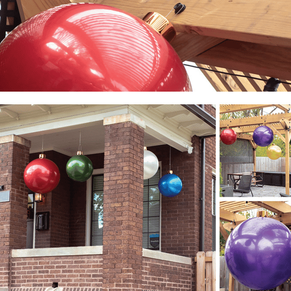 CozyNest™ - Festive Inflatable Christmas Ornament Ball