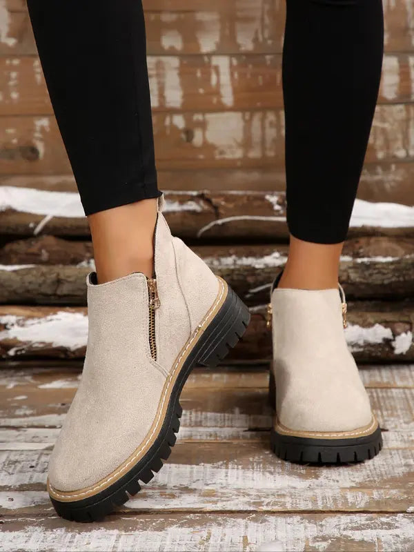 Chic Minimalist Ankle Boots for Women
