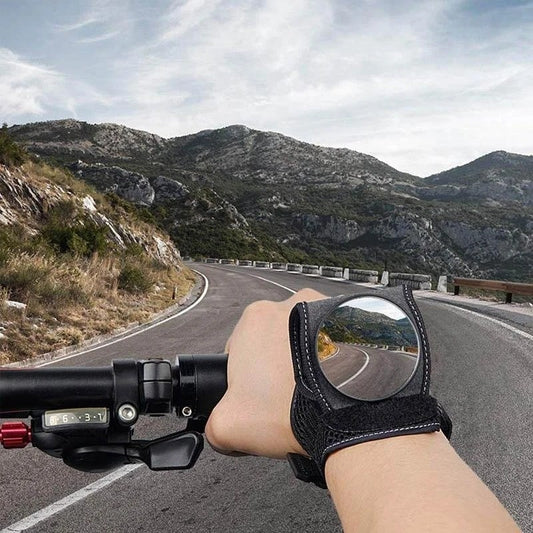 Wide-Angle Safety Wrist Mirror for Active Outdoor Use