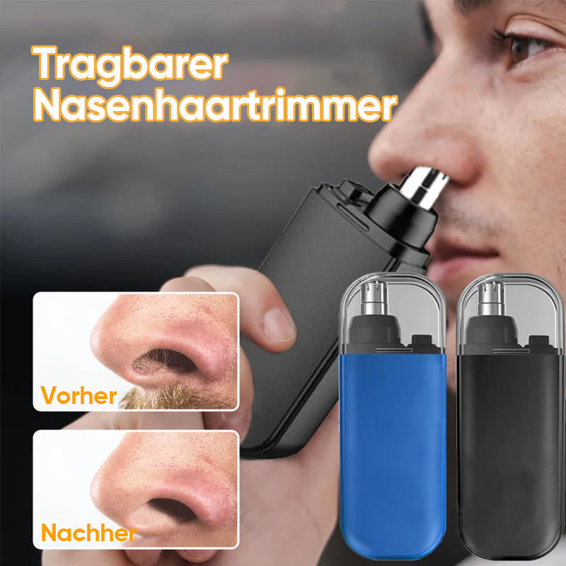 Compact Portable Nose Hair Trimmer for Easy Grooming On-The-Go