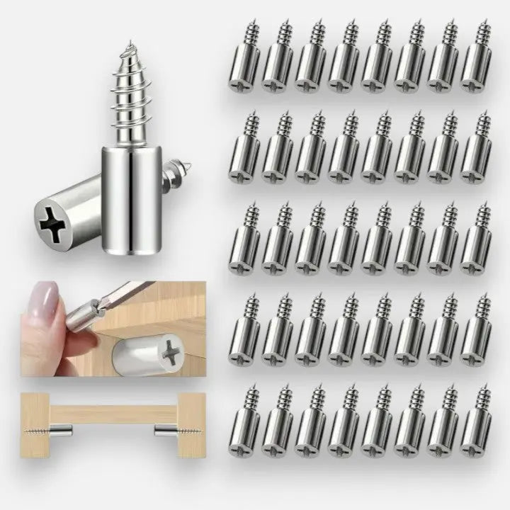 SteadyPin™ - Instant Snap-In Shelf Stabilizers