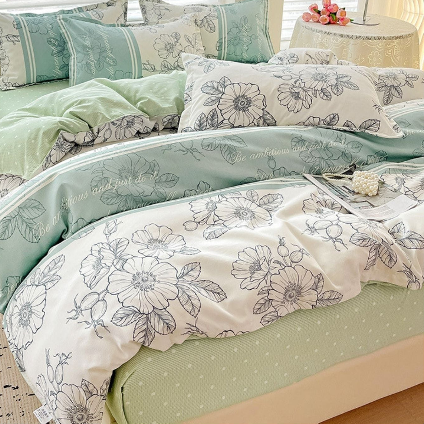 CottonNest™ - Soft Cotton Bedding Set for Mother & Baby