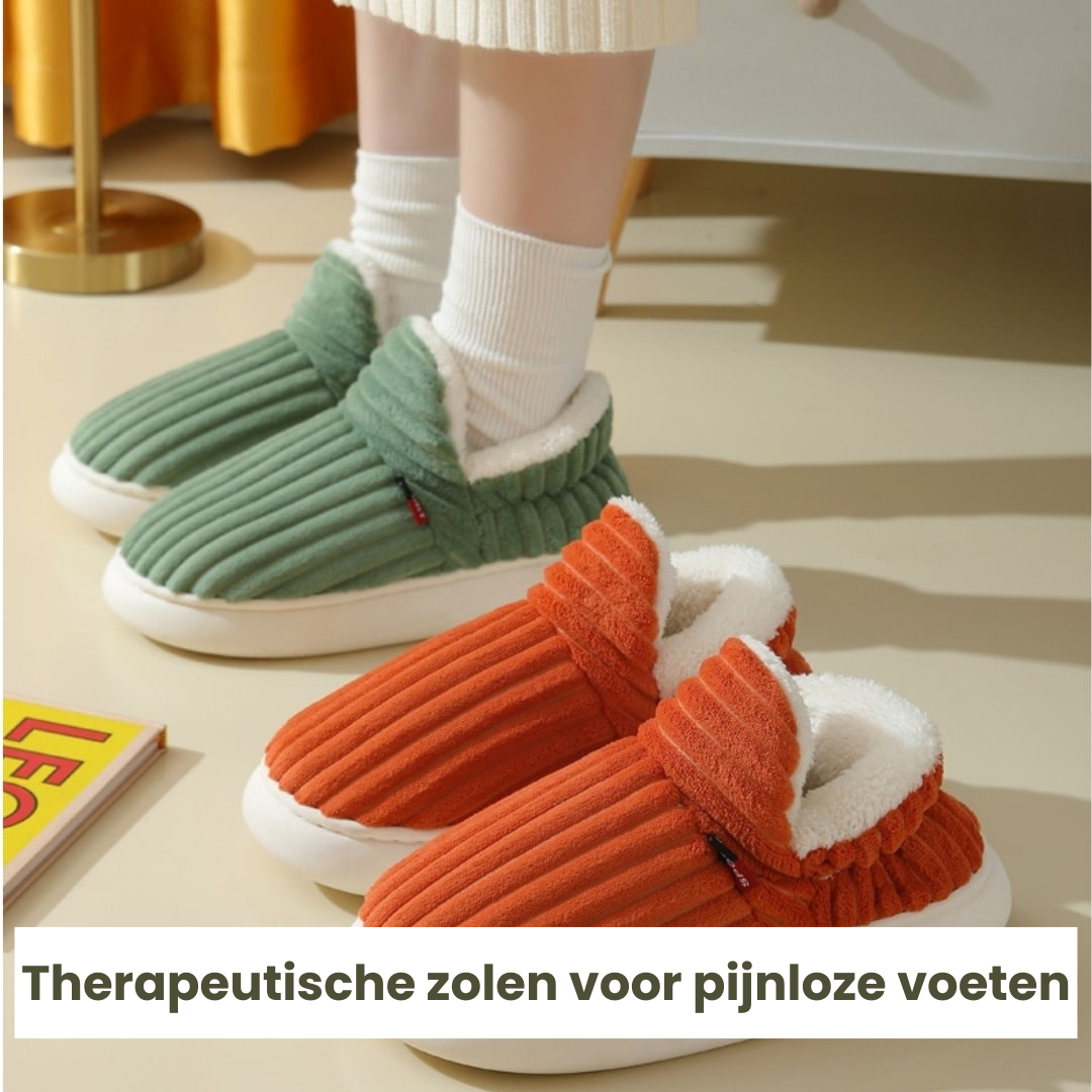 CozyComfort™ - Therapeutic Fleece Winter Slippers for Warmth & Comfort