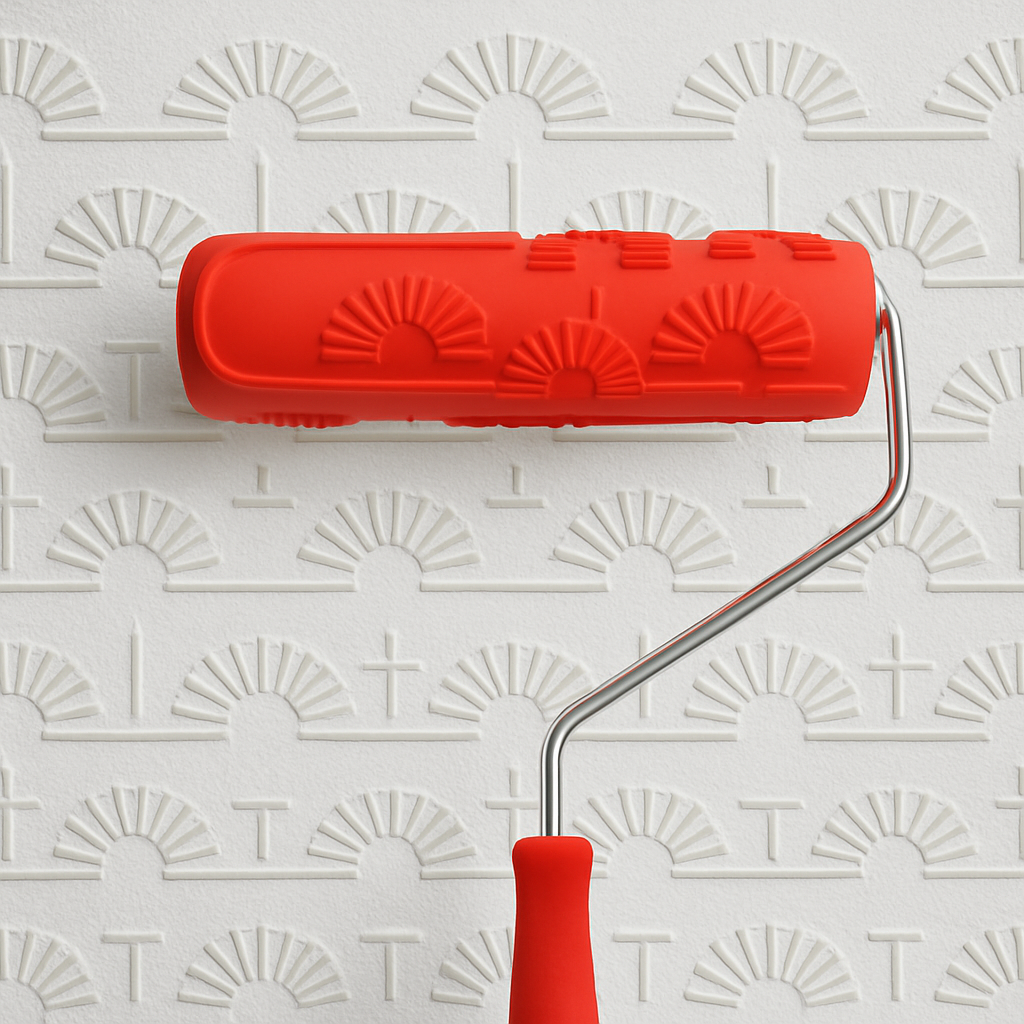Rollique™ - Textured Wall Paint Roller for Decorative Finishes