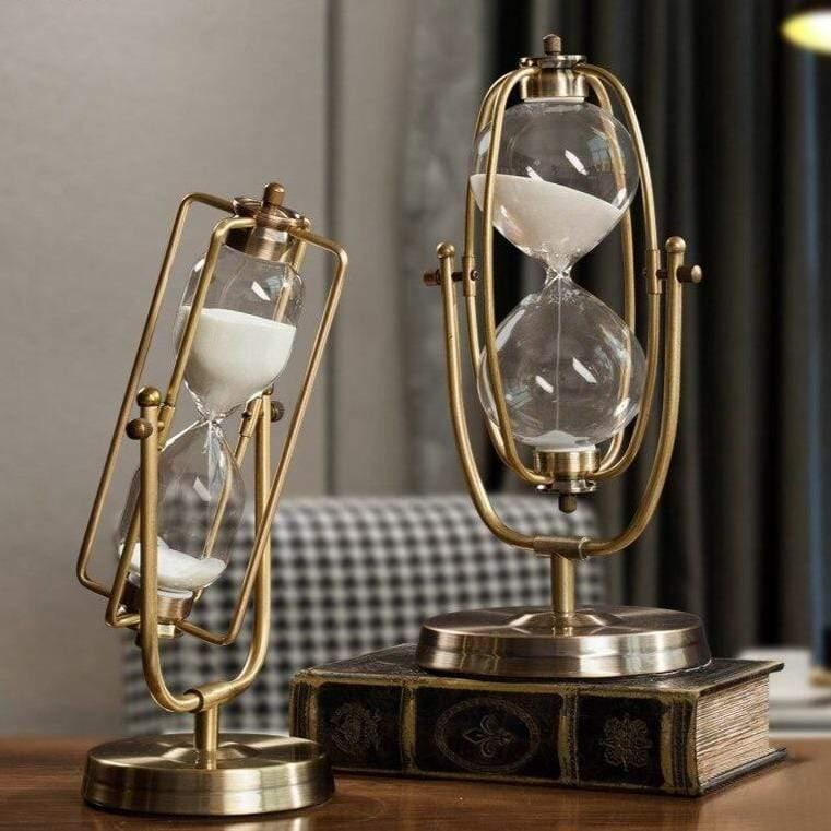 Sleek Modern Hourglass Decor
