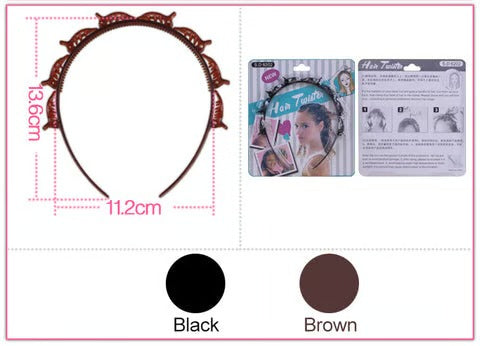 Sleek Dual Bang Hair Styling Clip for Effortless Looks