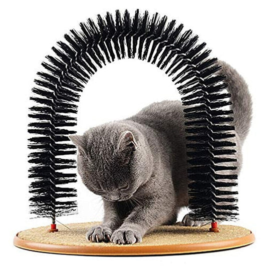 Interactive Cat Scratching Tree with Soothing Massage and Catnip